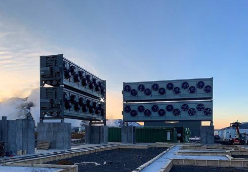 Climeworks direct air capture storage plant