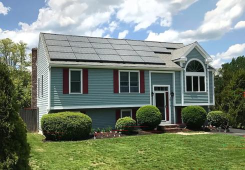 Rooftop solar array