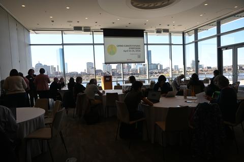 The second Living Climate Futures Symposium was held on the MIT Campus on April 23-25. (Photo by Laura Frye-Levine)