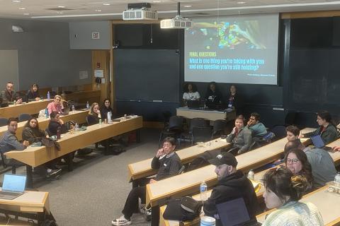 5980: The Living Climate Future Symposium encouraged frequent interaction between panelists and participants (Photo by Mark Dwortzan)